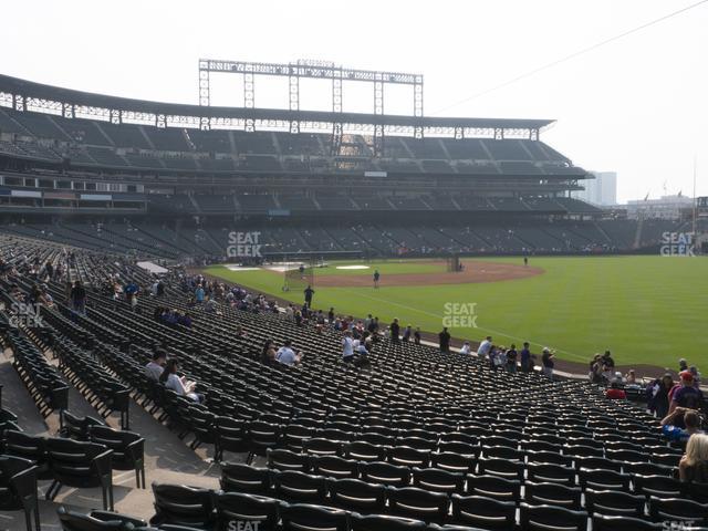 Seating view for Coors Field Section 113