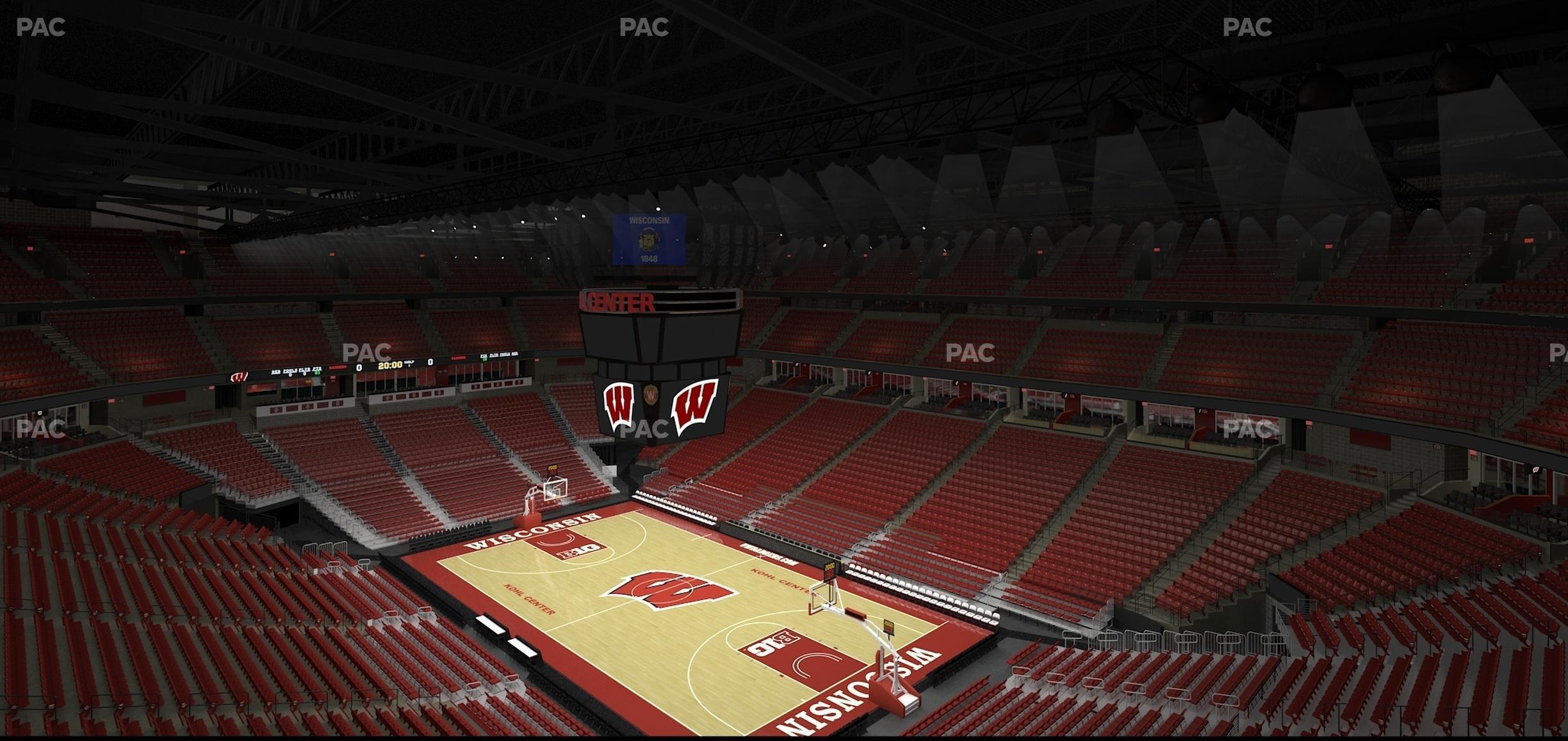 Seating view for Kohl Center Section 304