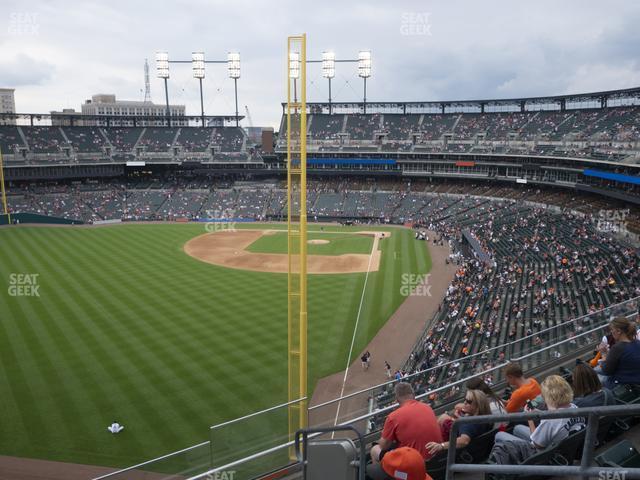 Seating view for Comerica Park Section 346