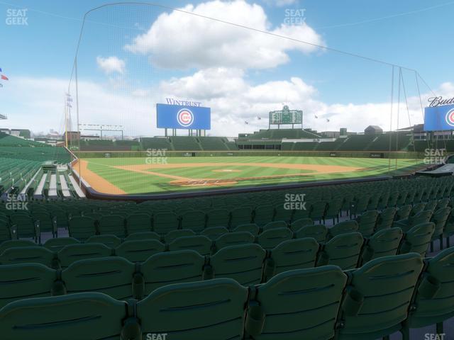 Seating view for Wrigley Field Section 119