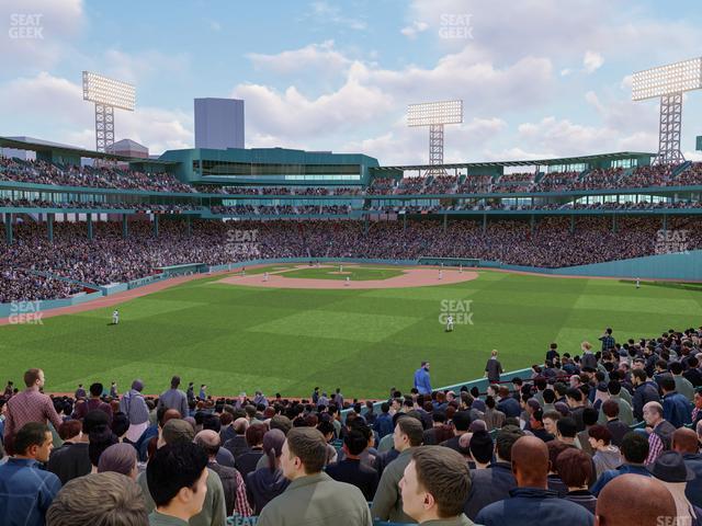 Seating view for Fenway Park Section Bleacher 39