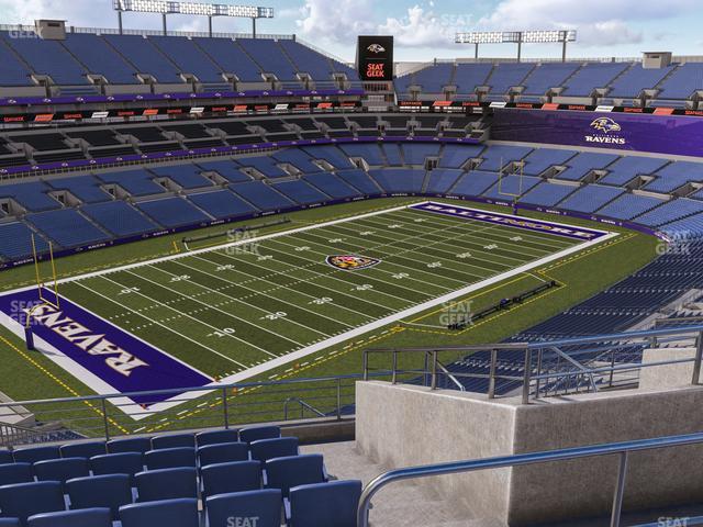 Seating view for M&T Bank Stadium Section 506