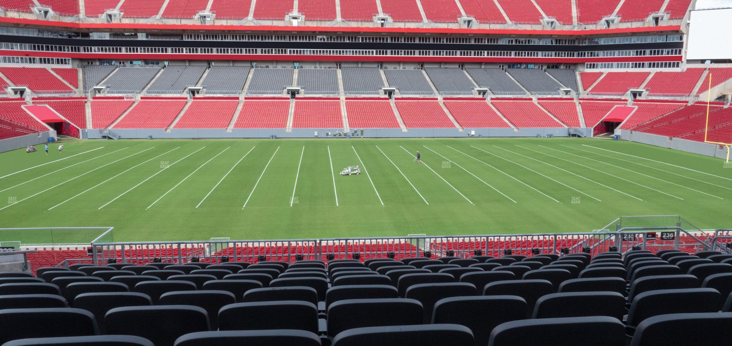 Seating view for Raymond James Stadium Section 235