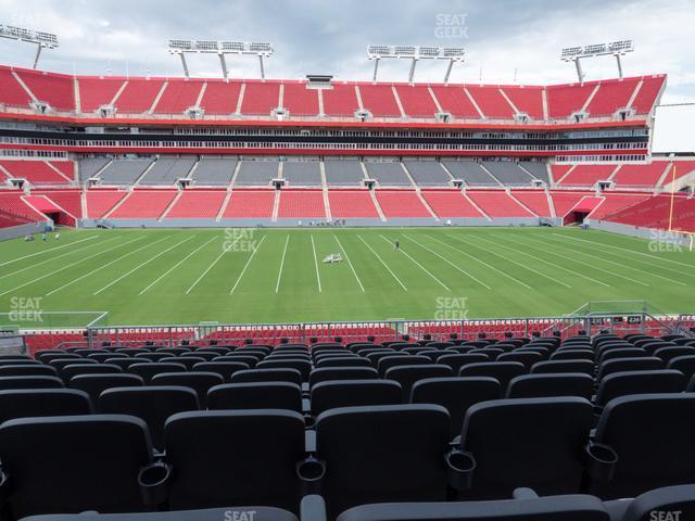 Seating view for Raymond James Stadium Section 235