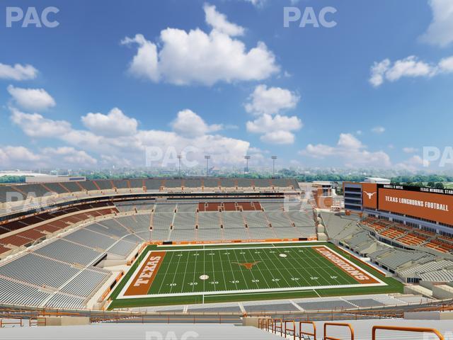 Seating view for Darrell K Royal - Texas Memorial Stadium Section 106