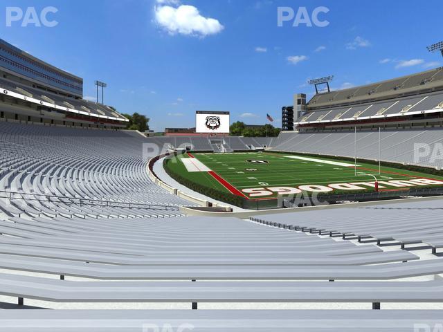 Seating view for Sanford Stadium Section 122