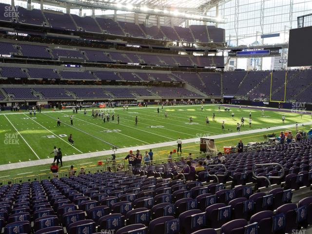 Seating view for U.S. Bank Stadium Section 112