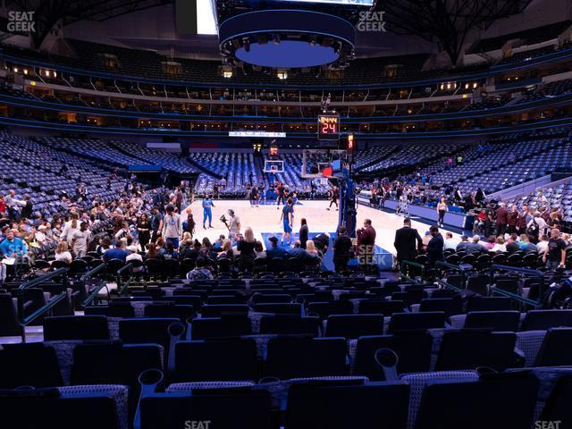 Seating view for American Airlines Center Section 101