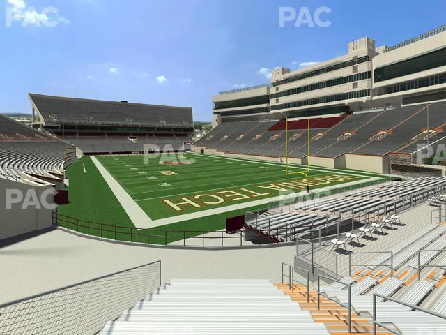 Seating view for Lane Stadium Section 125