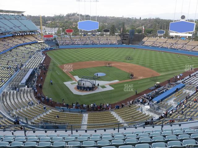 Seating view for Dodger Stadium Section 4 Rs