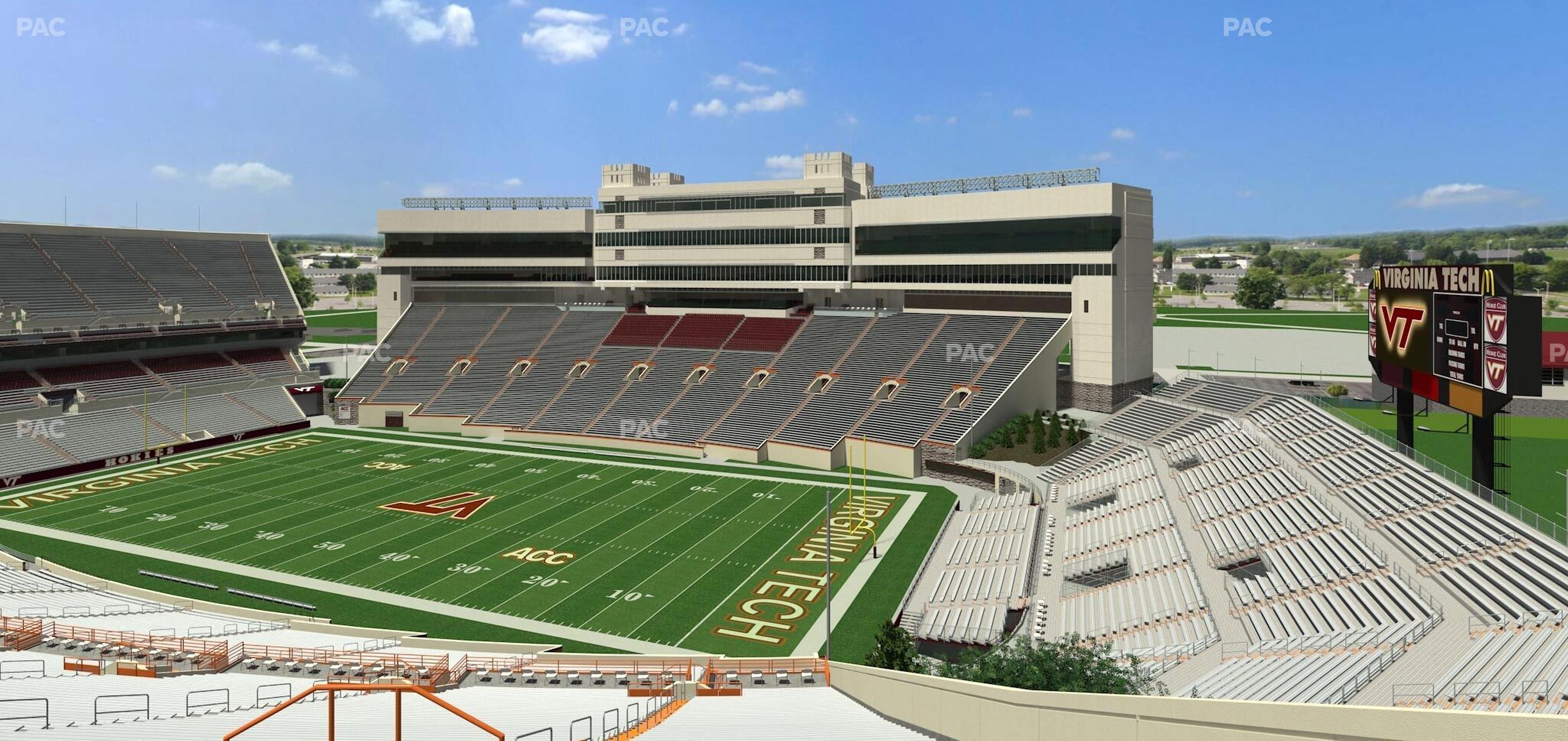 Seating view for Lane Stadium Section 226