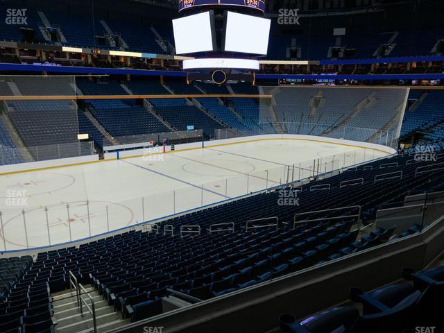 Seating view for KeyBank Center Section 221