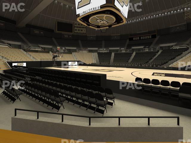 Seating view for Mackey Arena Section Lower 17