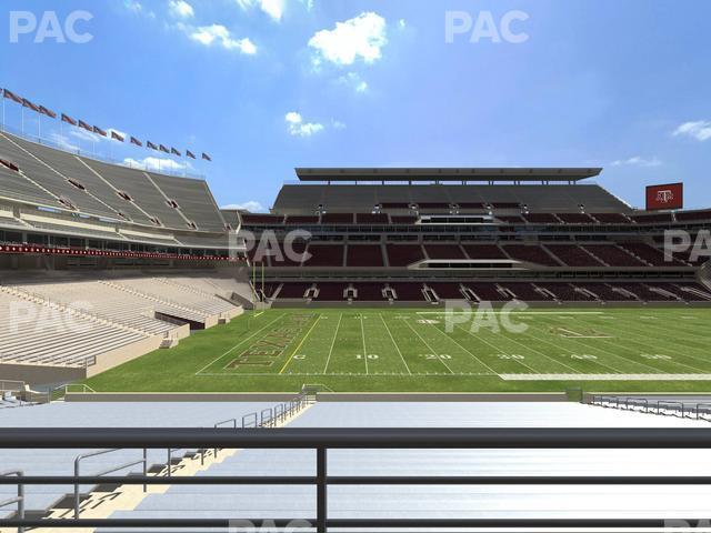 Seating view for Kyle Field Section 127