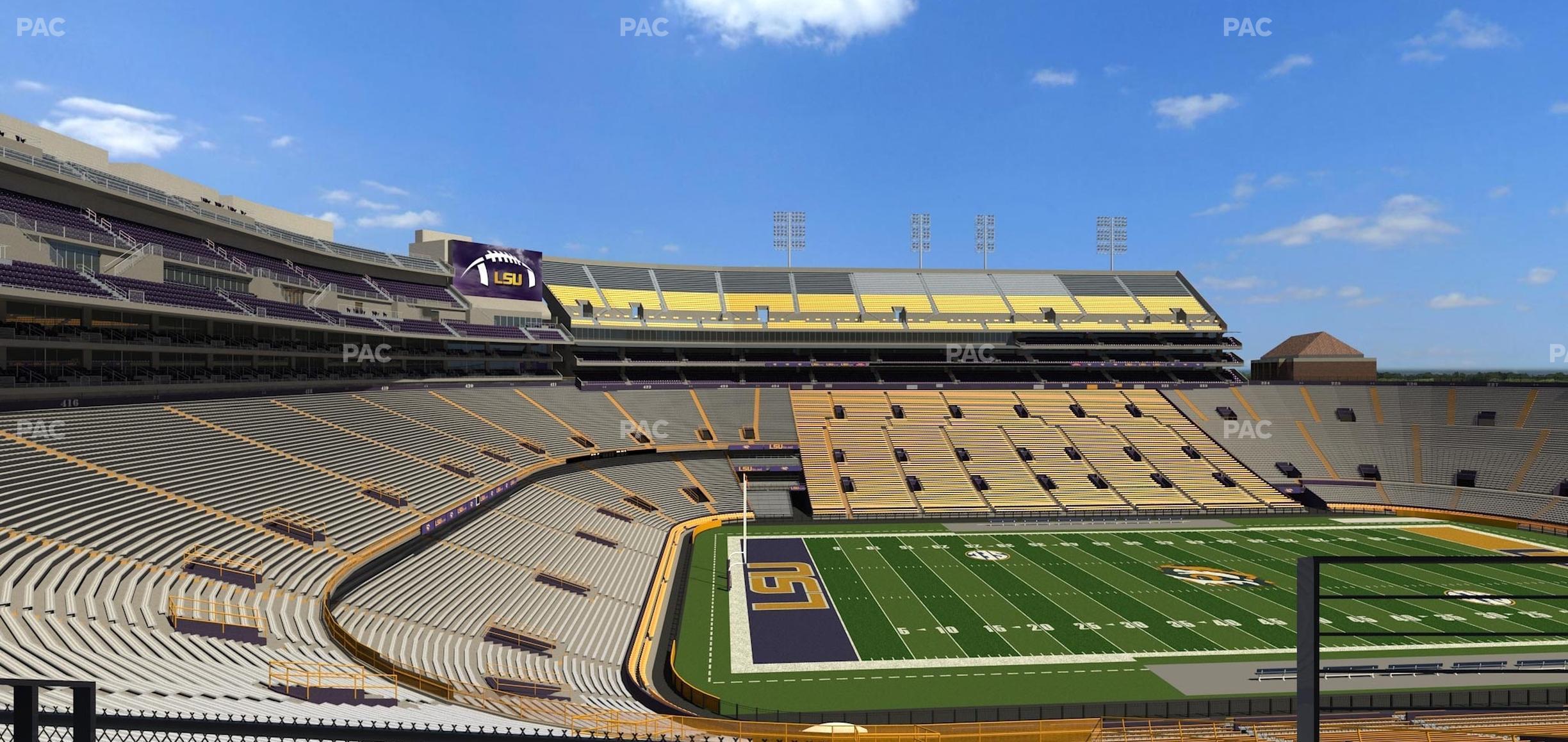 Seating view for Tiger Stadium Section Suite 126