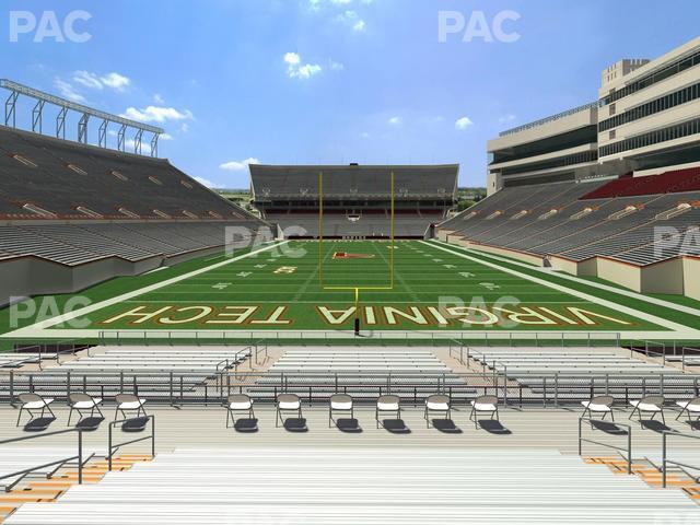 Seating view for Lane Stadium Section 121