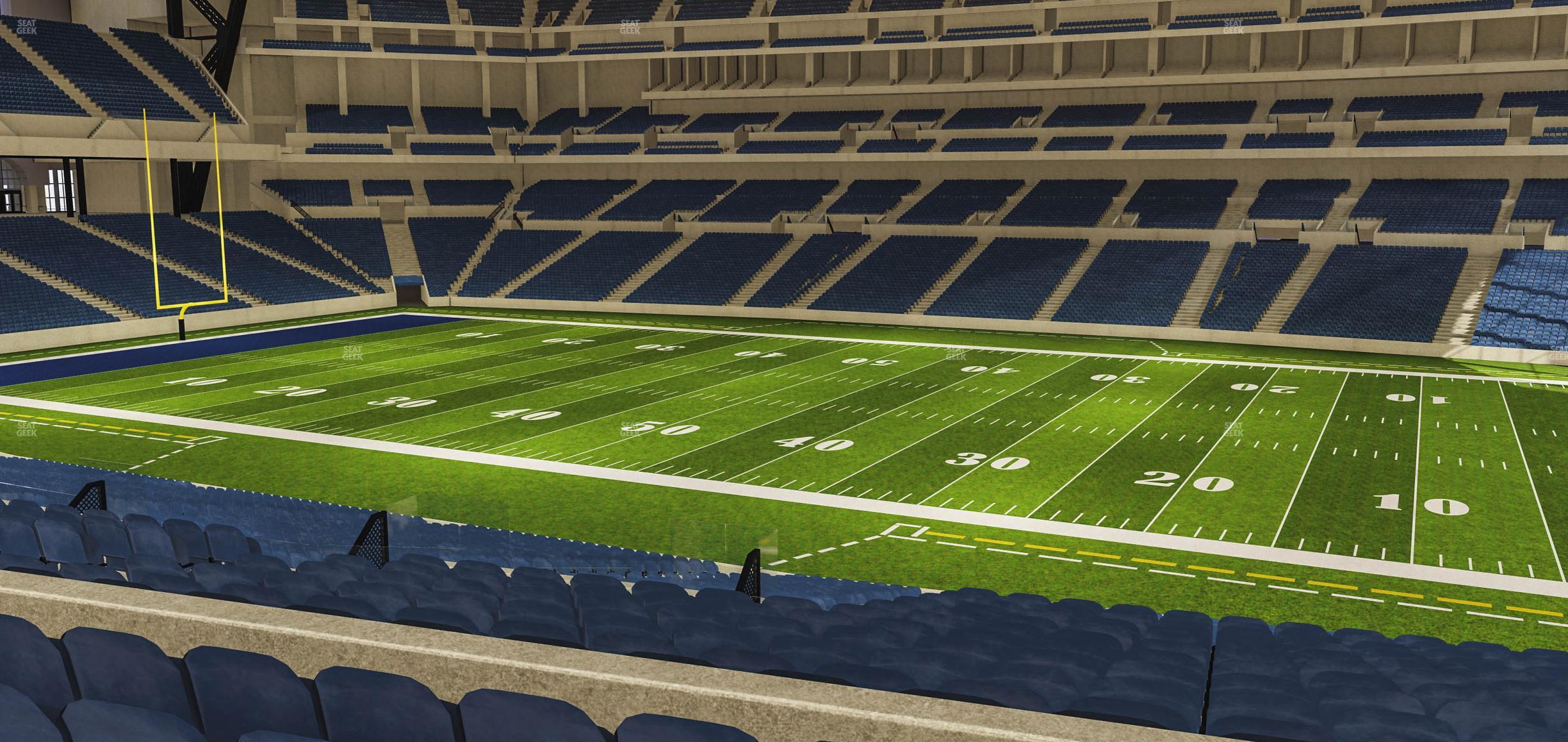 Seating view for Lucas Oil Stadium Section 237