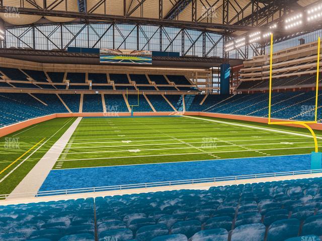 Seating view for Ford Field Section 136