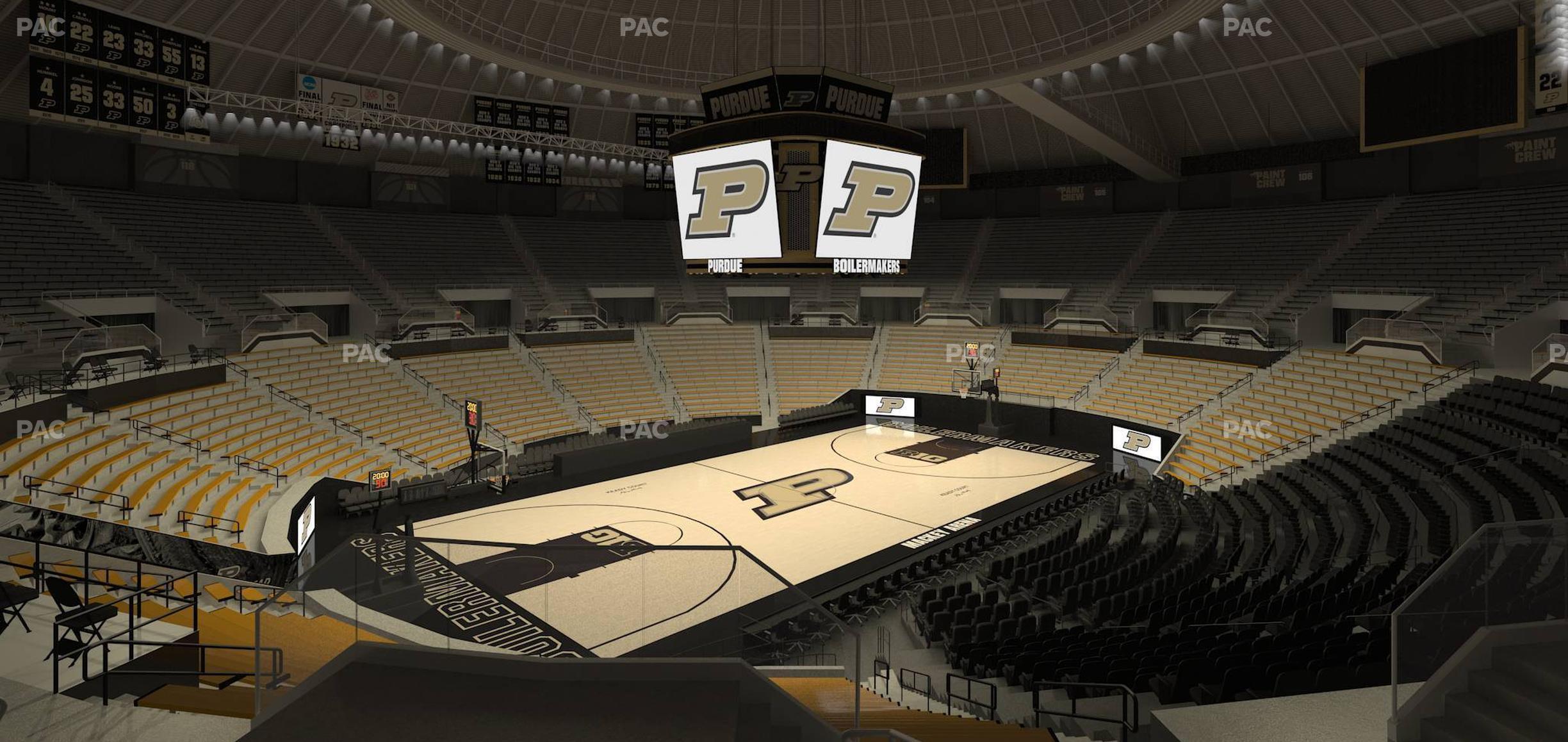 Seating view for Mackey Arena Section Upper 112