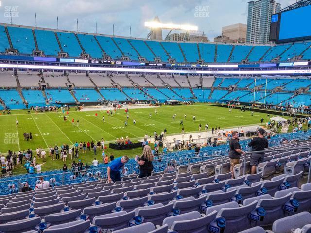 Seating view for Bank of America Stadium Section 347