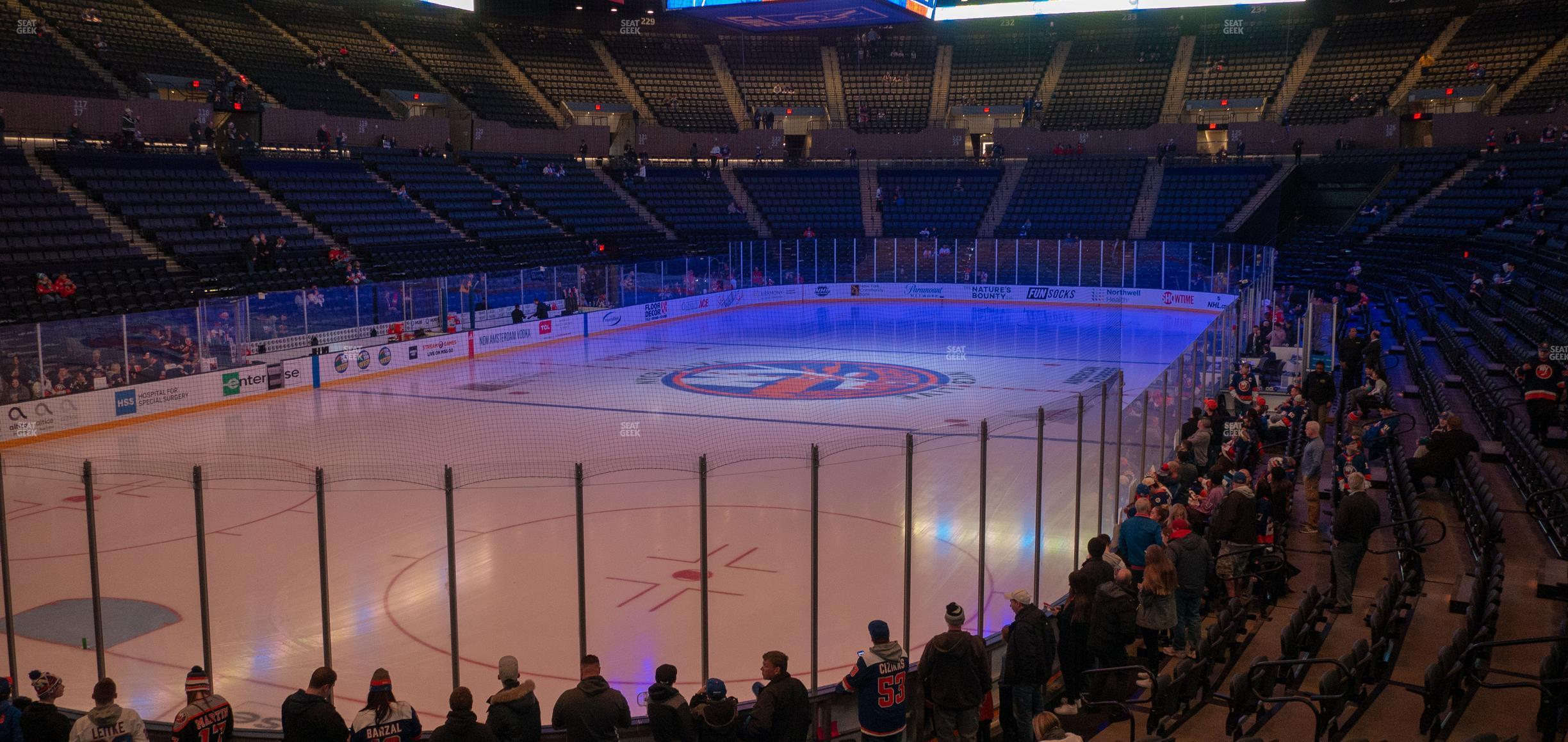 Seating view for Nassau Coliseum Section 108