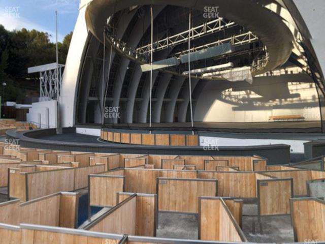 Seating view for Hollywood Bowl Section Garden 1