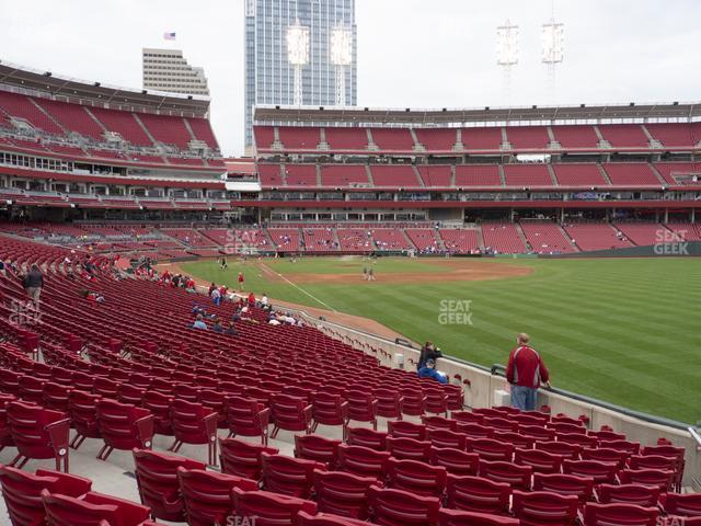 Seating view for Great American Ball Park Section 138