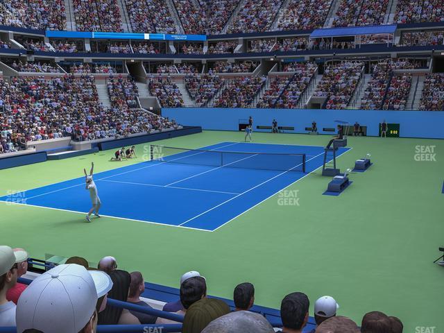 Seating view for Arthur Ashe Stadium Section 40