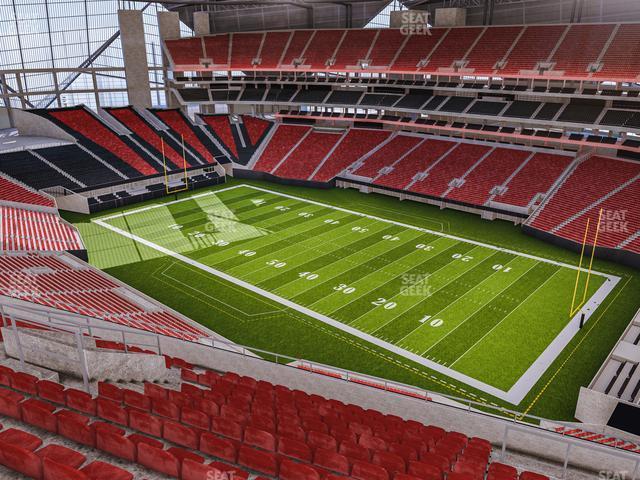 Seating view for Mercedes-Benz Stadium Section 334