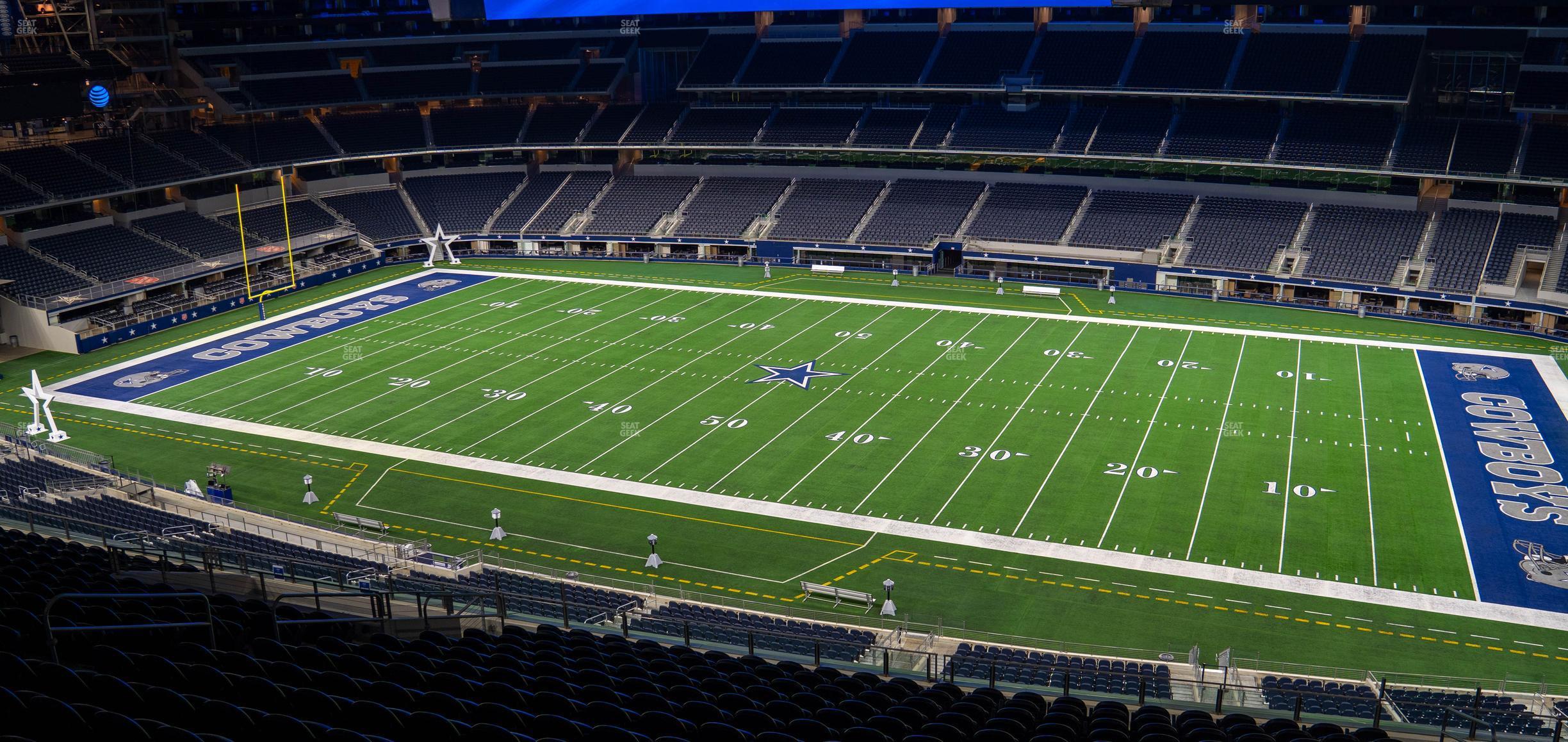 Seating view for AT&T Stadium Section Silver Suite 483