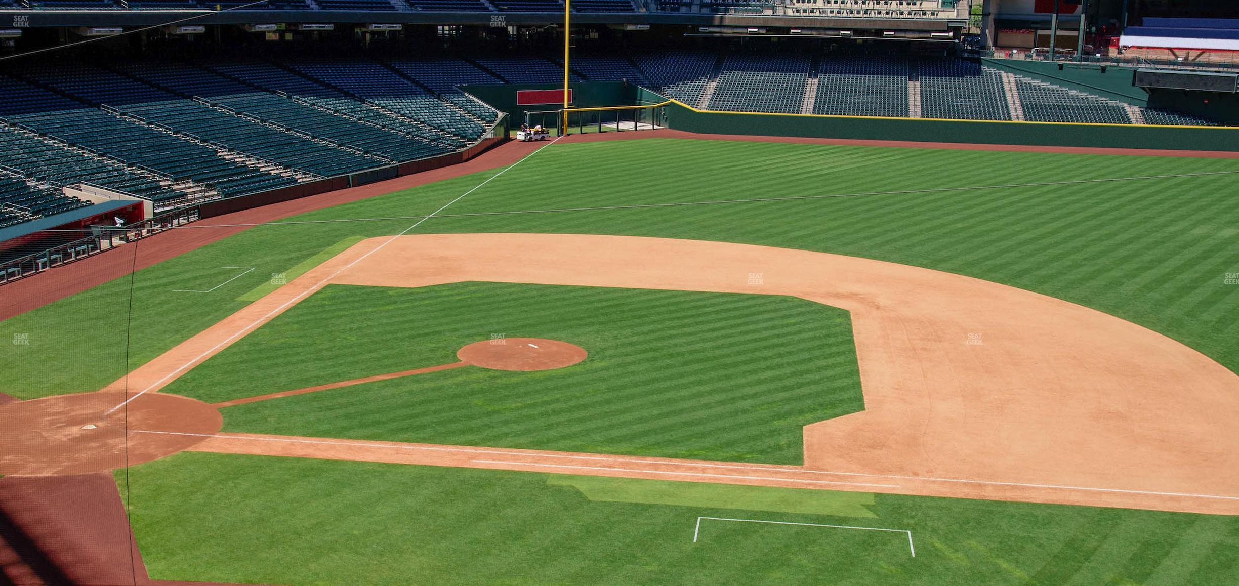 Seating view for Chase Field Section 208