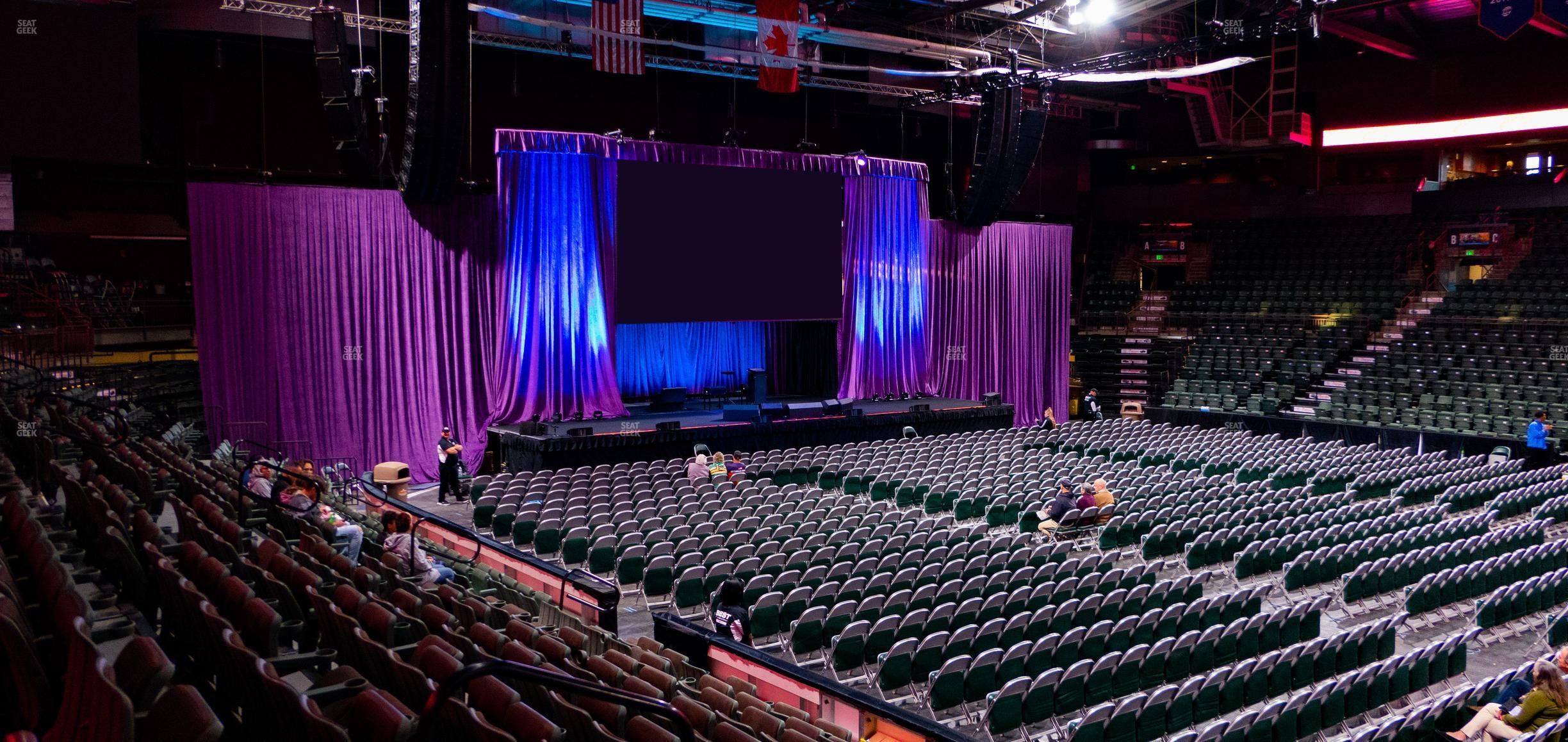 Seating view for Blue Arena at The Ranch Events Complex Section S