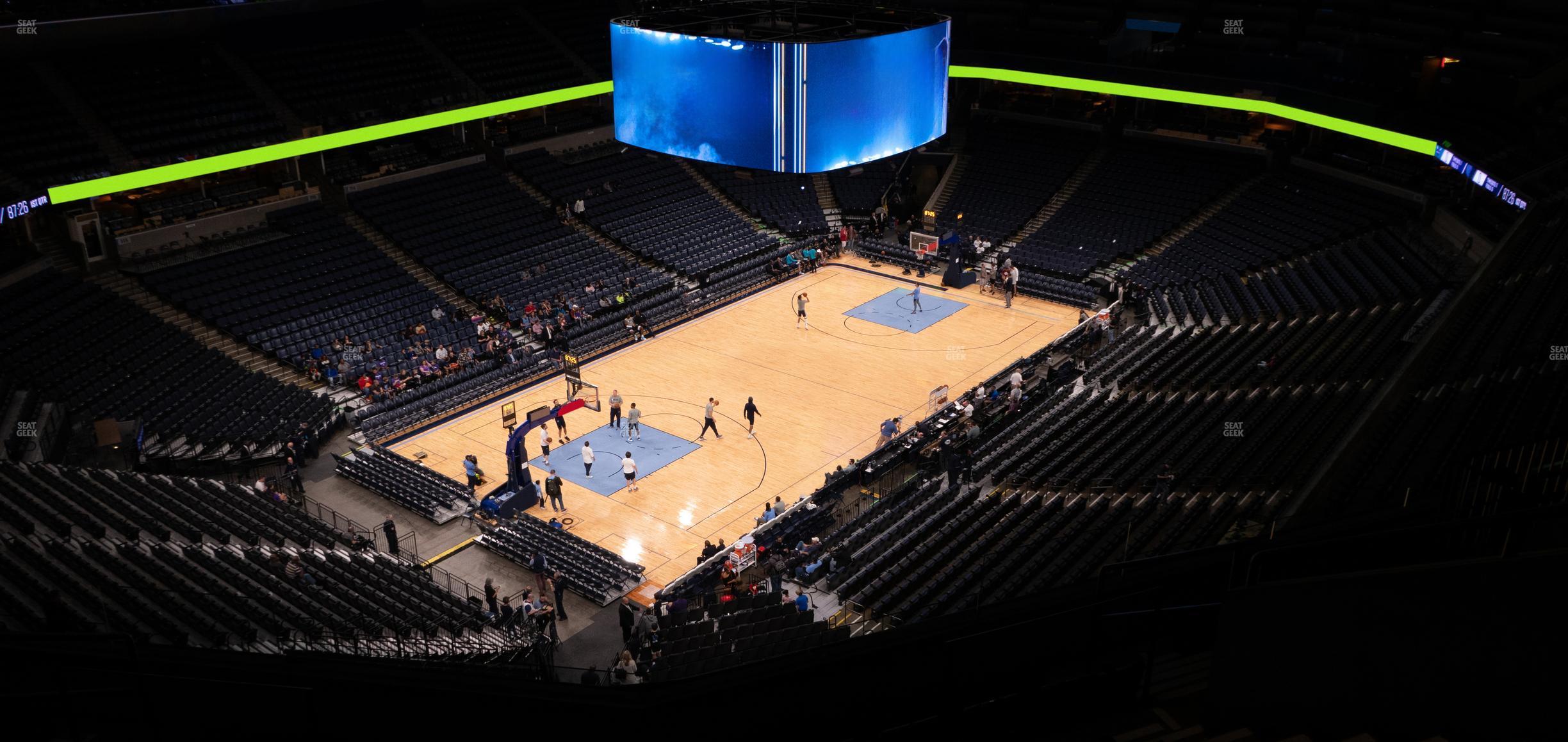 Seating view for FedExForum Section 204