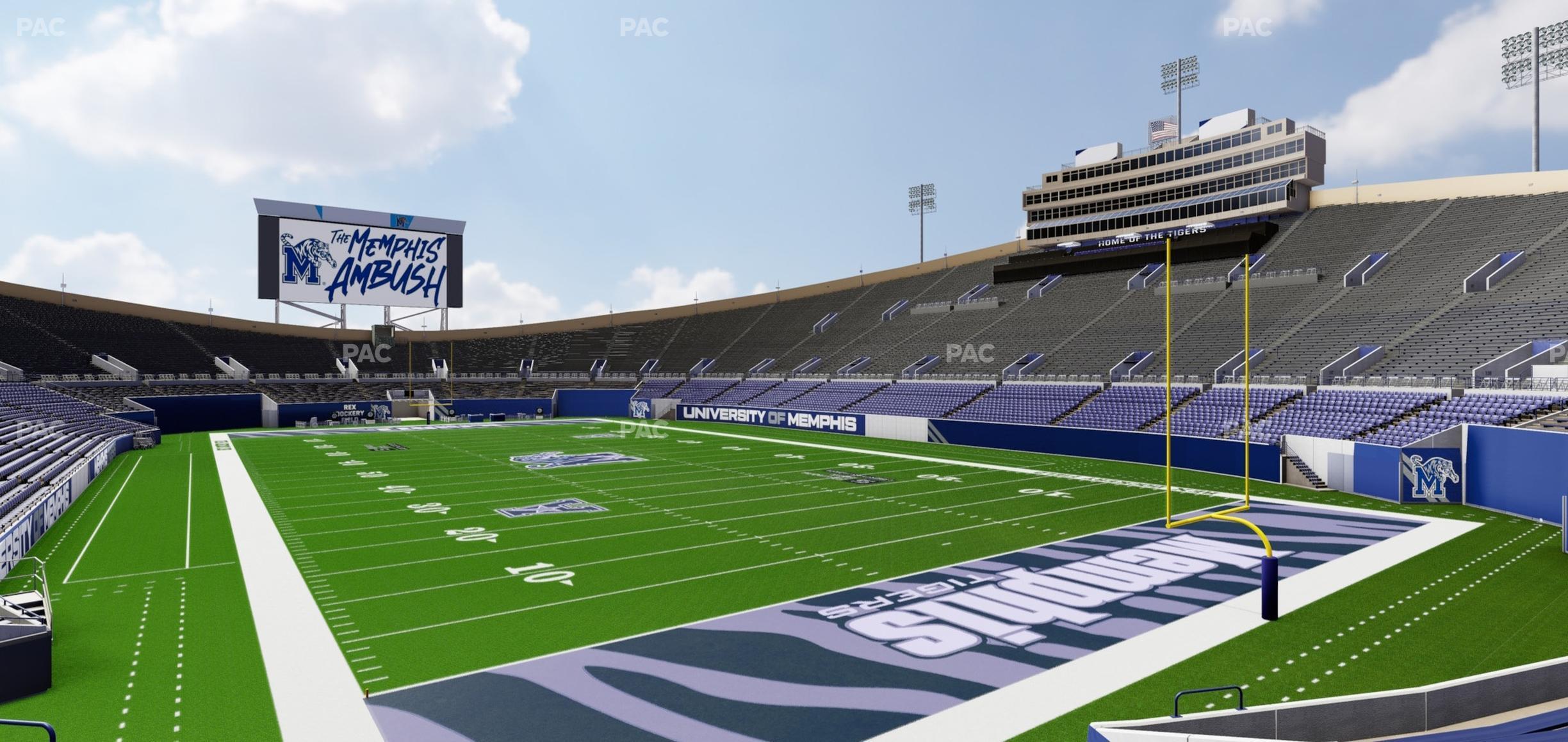 Seating view for Simmons Bank Liberty Stadium Section Box 115