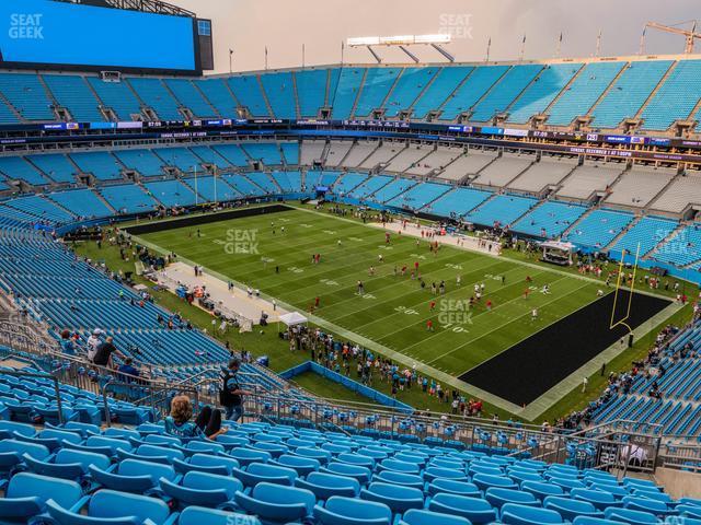 Seating view for Bank of America Stadium Section 535