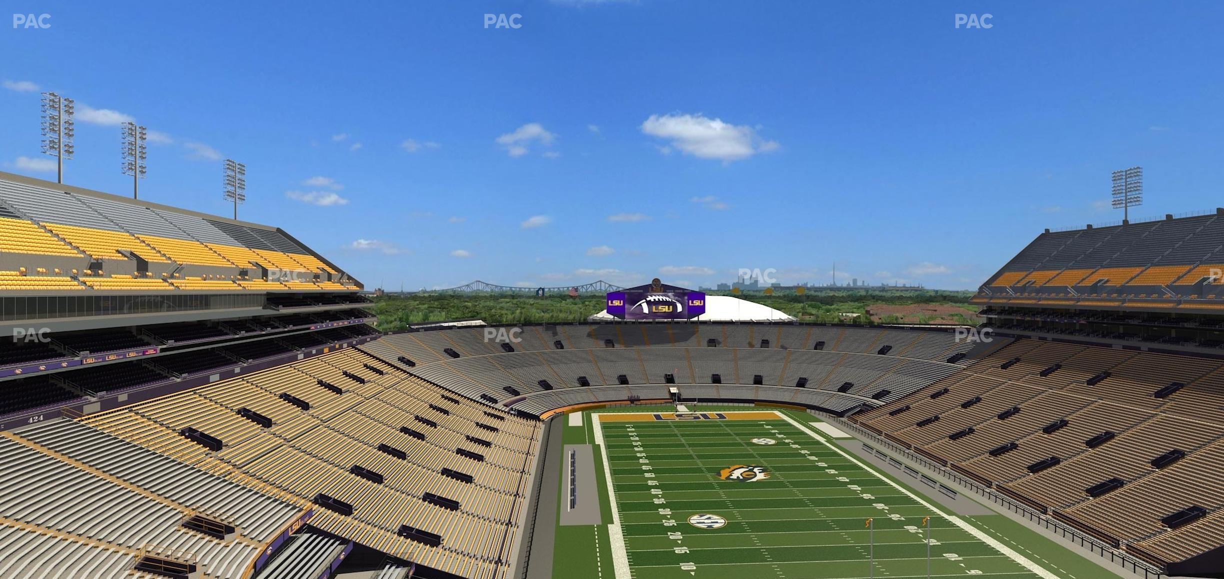 Seating view for Tiger Stadium Section Club 562