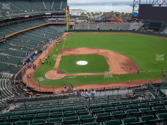 Seating view for Oracle Park Section View Reserved 310