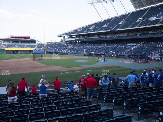 Seating view for Kauffman Stadium Section 118