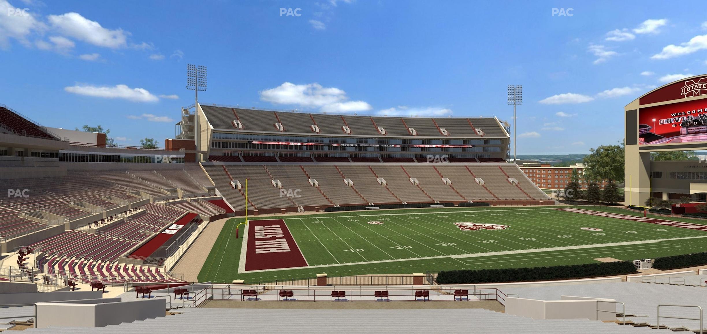 Seating view for Davis Wade Stadium Section 6