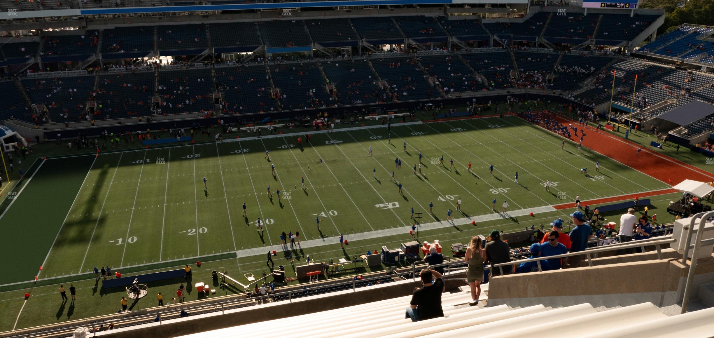 Seating view for Camping World Stadium Section 210