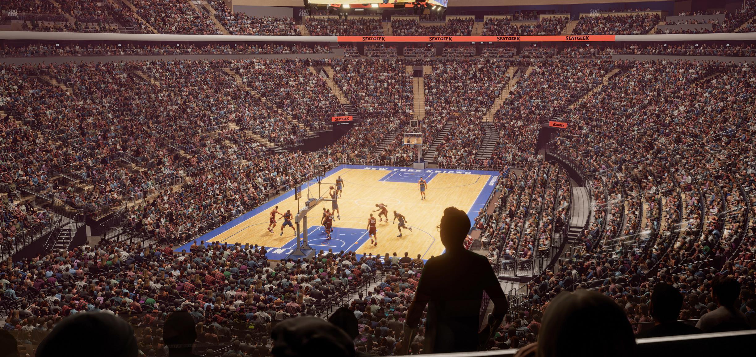 Seating view for Madison Square Garden Section Lexus Level Suite 33