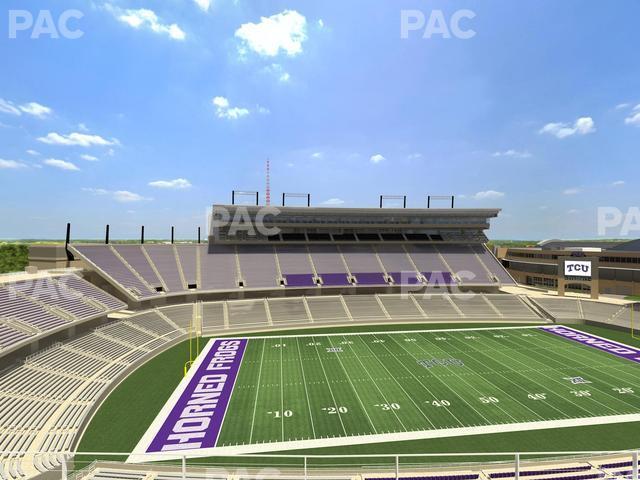 Seating view for Amon G. Carter Stadium Section 309