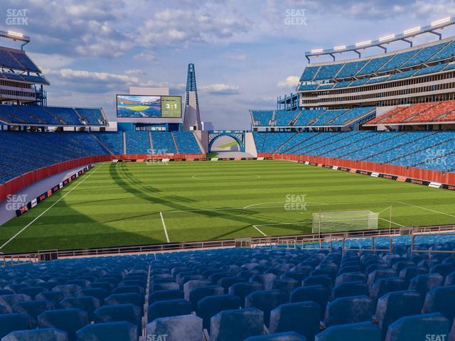 Seating view for Gillette Stadium Section 122