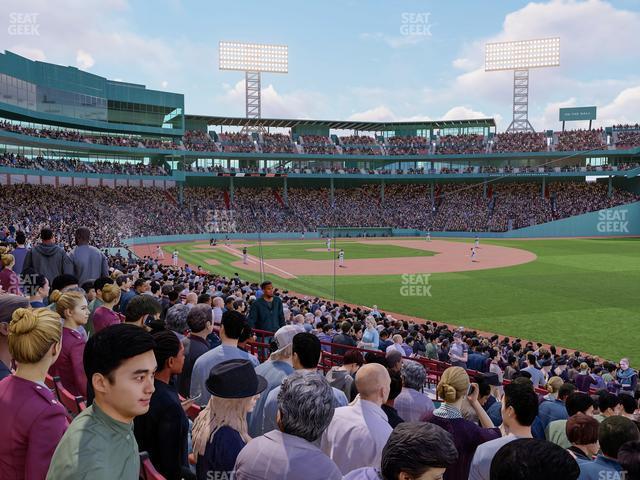 Seating view for Fenway Park Section Right Field Box 94