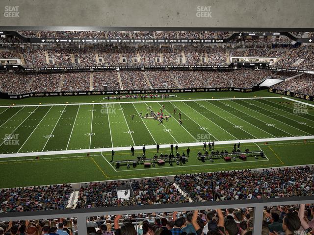 Seating view for Caesars Superdome Section Suite 370