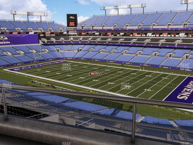 Seating view for M&T Bank Stadium Section Suite 429