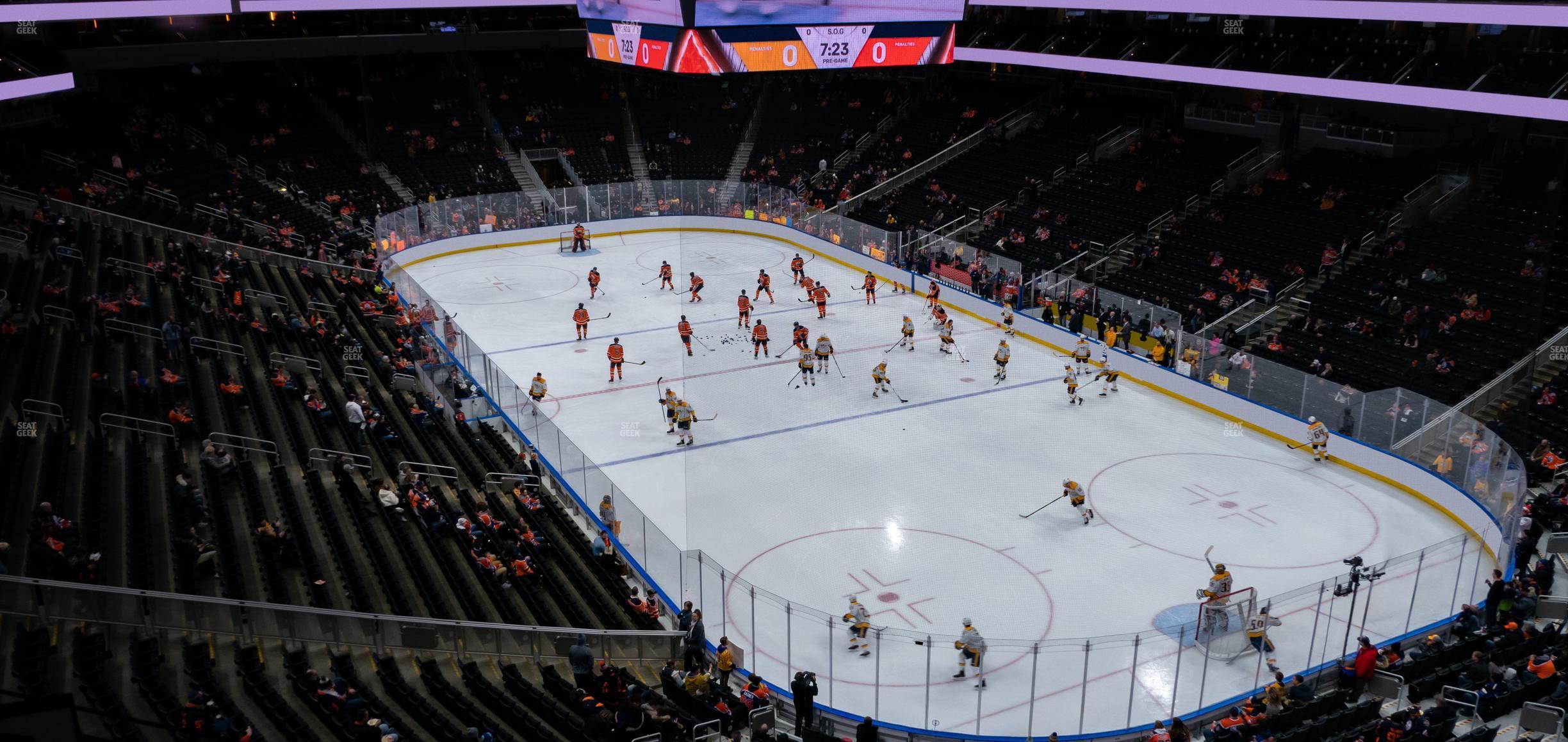 Seating view for Rogers Place Section Loge 19