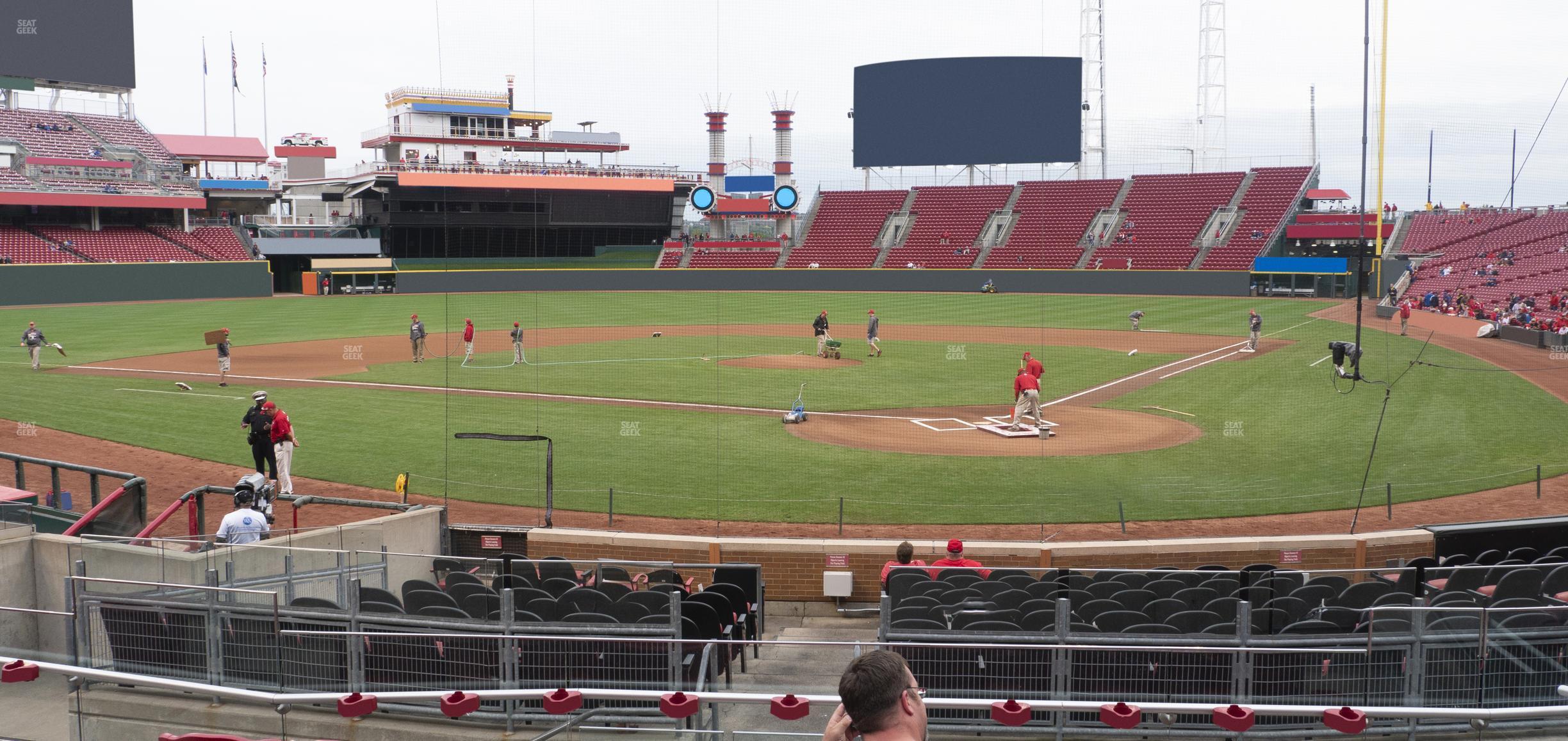 Seating view for Great American Ball Park Section 122