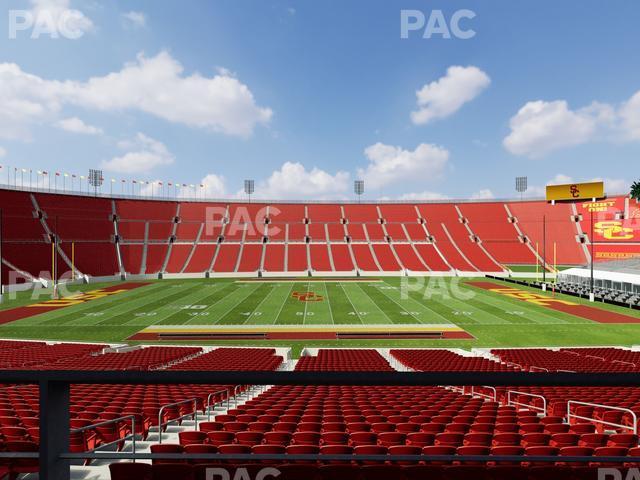 Seating view for Los Angeles Memorial Coliseum Section 106 B