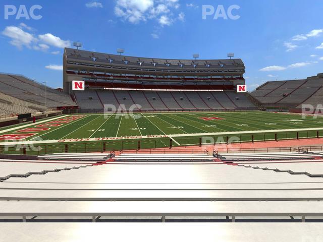 Seating view for Memorial Stadium Nebraska Section 29